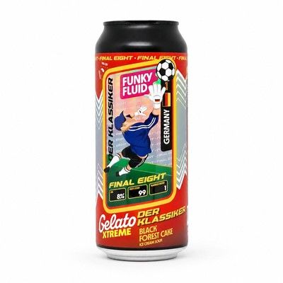 Funky Fluid - Gelato XTREME: Der Klassiker Black Forest Cake Double Fruited Triple Ice Cream Sour 8% Sour Cherry, Blueberry, Raspberry &amp; Cocoa Nibs (Final Eight - Germany)