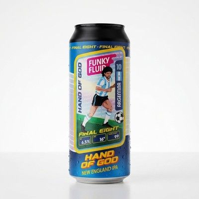 ​Funky Fluid - Hand of God (Final Eight - Argentina) IPA 6.5%