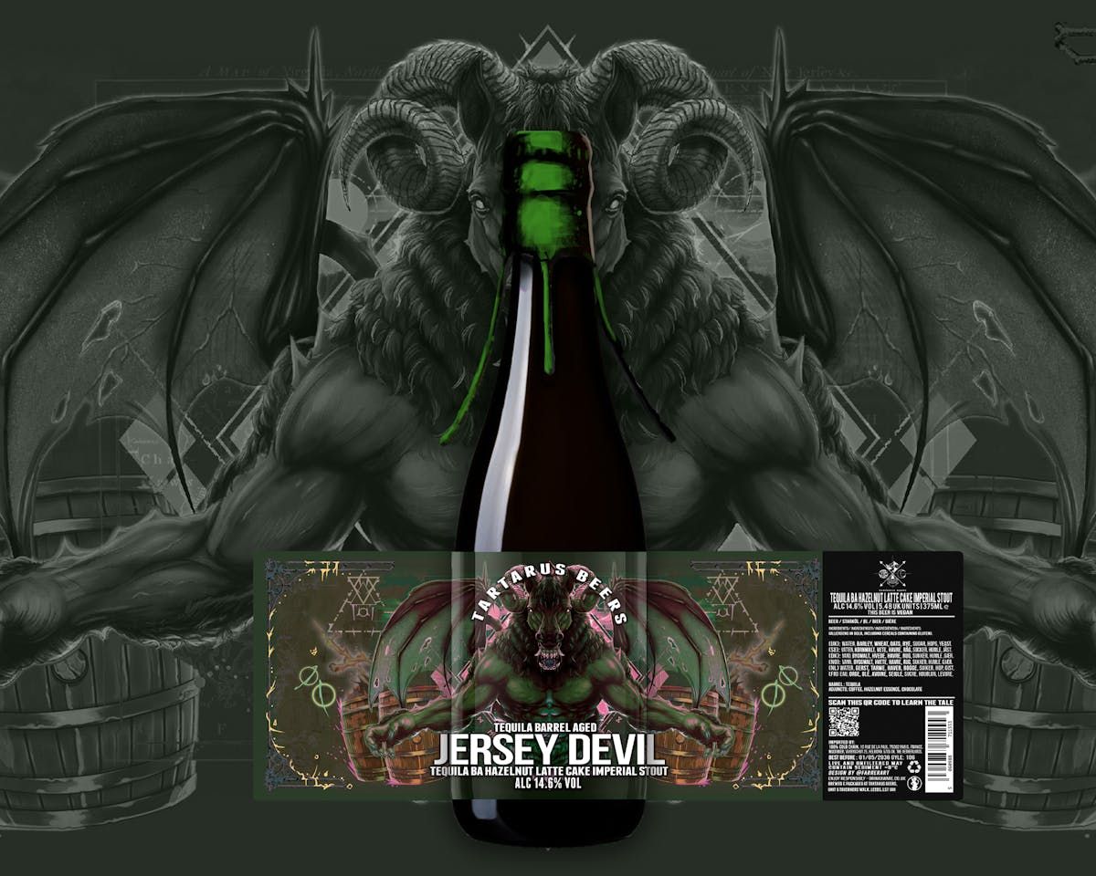 Tartarus - Tequila Jersey Devil Tequila BA Hazelnut Latte Cake Imperial Stout 14.6%