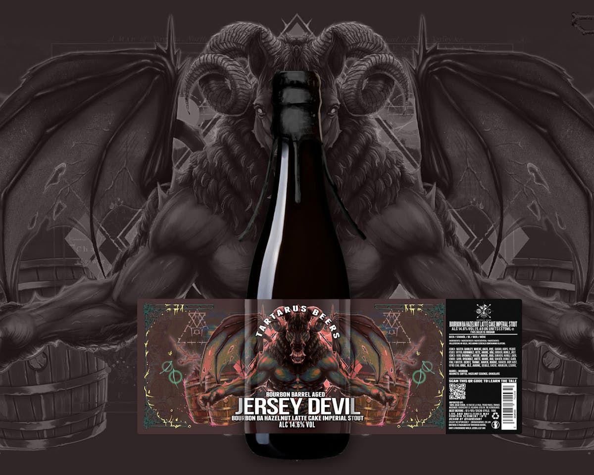 Tartarus - Bourbon Jersey Devil Bourbon BA Hazelnut Latte Cake Imperial Stout 14.6% ​