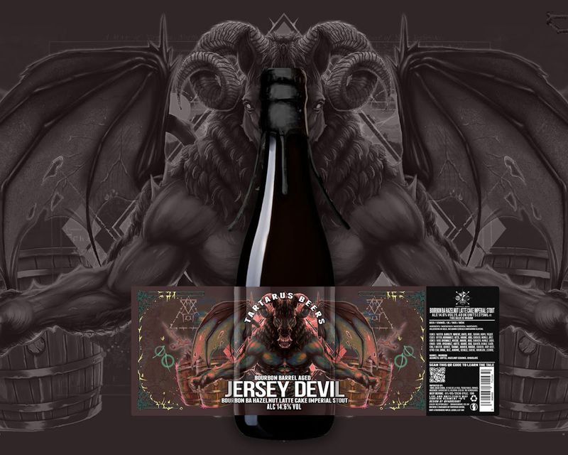 Tartarus - Bourbon Jersey Devil Bourbon BA Hazelnut Latte Cake Imperial Stout 14.6% ​