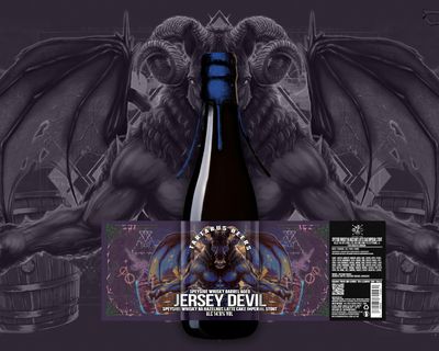Tartarus  - Whisky Jersey Devil Whisky BA Hazelnut Latte Cake Imperial Stout 14.6%