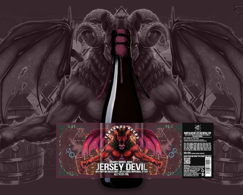 Tartarus Brandy Jersey Devil Brandy BA Hazelnut Latte Cake Imperial Stout 14.6%