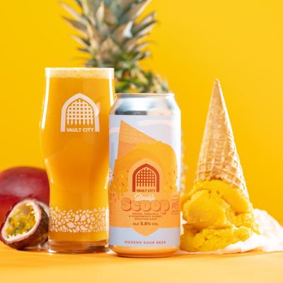 ​Vault City - Mango, Pineapple, Passionfruit Vegan Sorbet Double Scoop Smoothie Sour 5.8%