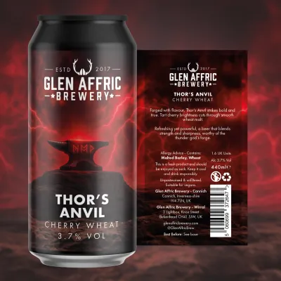 Glen Affric - Thor's Anvil Cherry Wheat Beer 3.7%