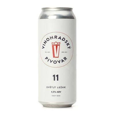 Vinohradsky Pivovar 11 Svetry Lezak Pilsener 4.5%