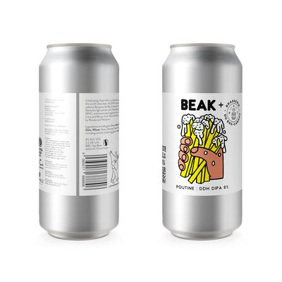 Beak x Brasseries Du Bas - Poutine DDH DIPA 8%