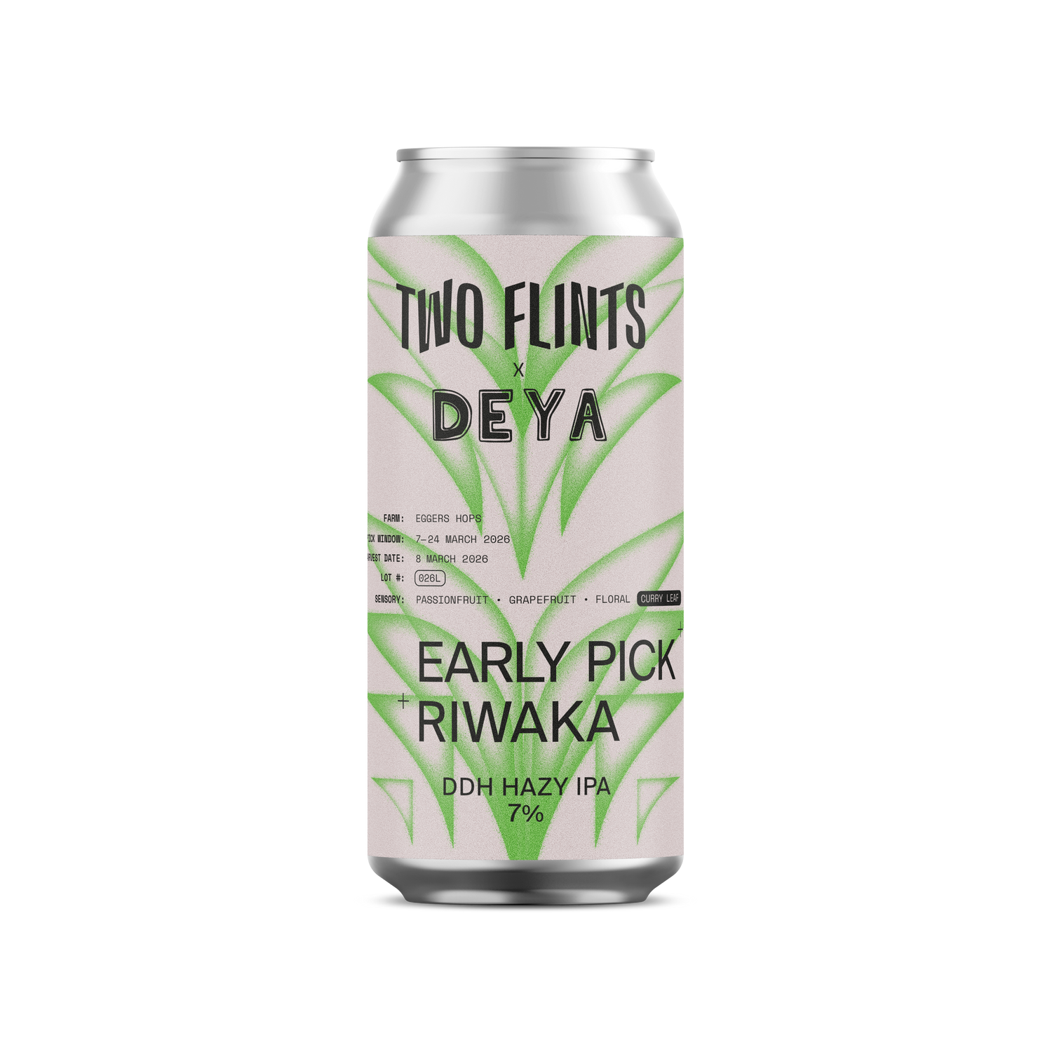 Two Flints - Early Pick Riwaka (x DEYA) DDH Hazy IPA 7%