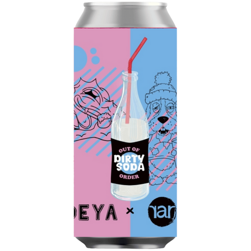 RAR x DEYA - Out Of Order: Dirty Soda Smoothie Sour w/ Cola, Coconut Cream, Vanilla Ice Cream 5% ​PRE-ORDER EXPECTED TO ARRIVE 15TH OCTOBER -