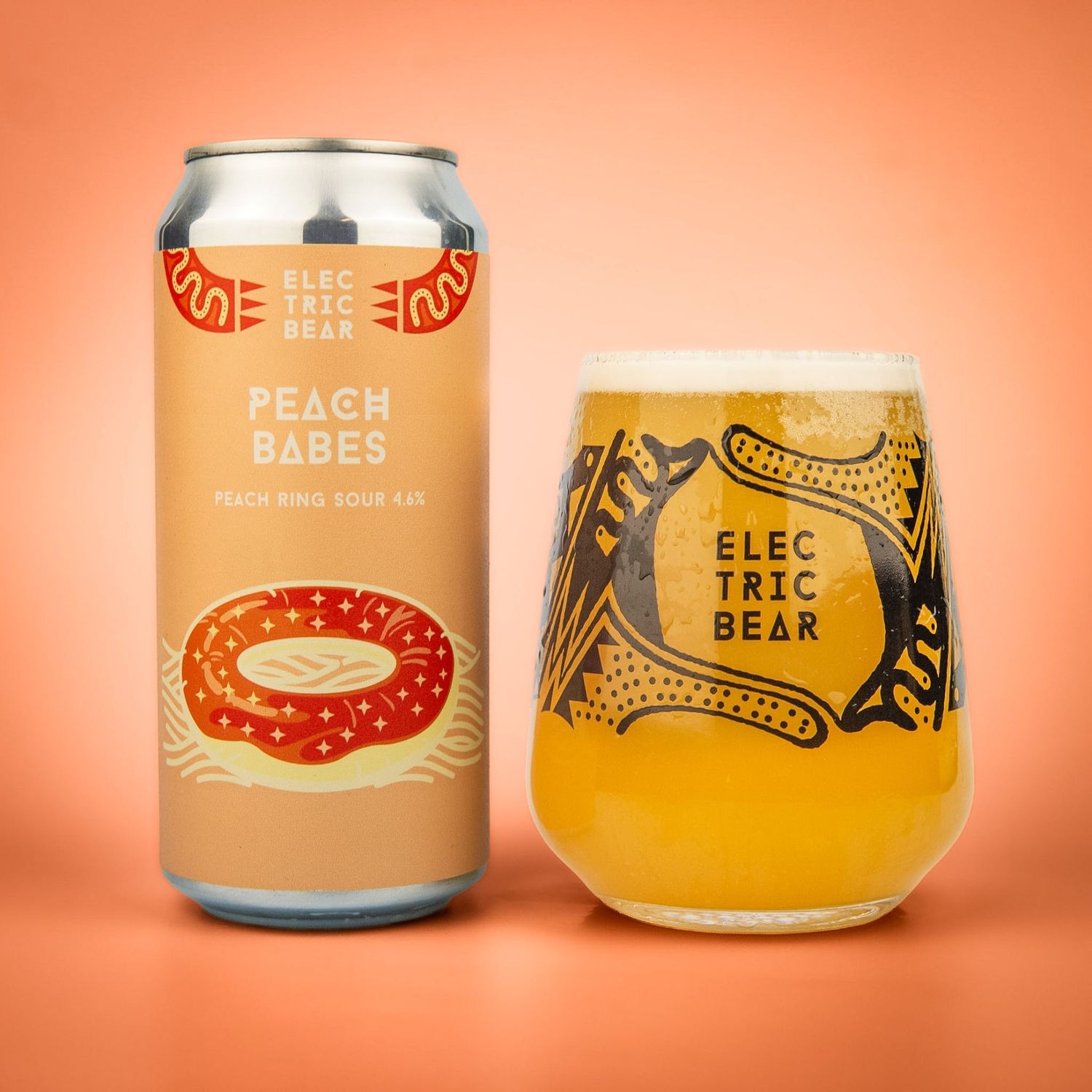 Electric Bear Brewing  - Peach Babes Peach Ring Sour 4.6%
