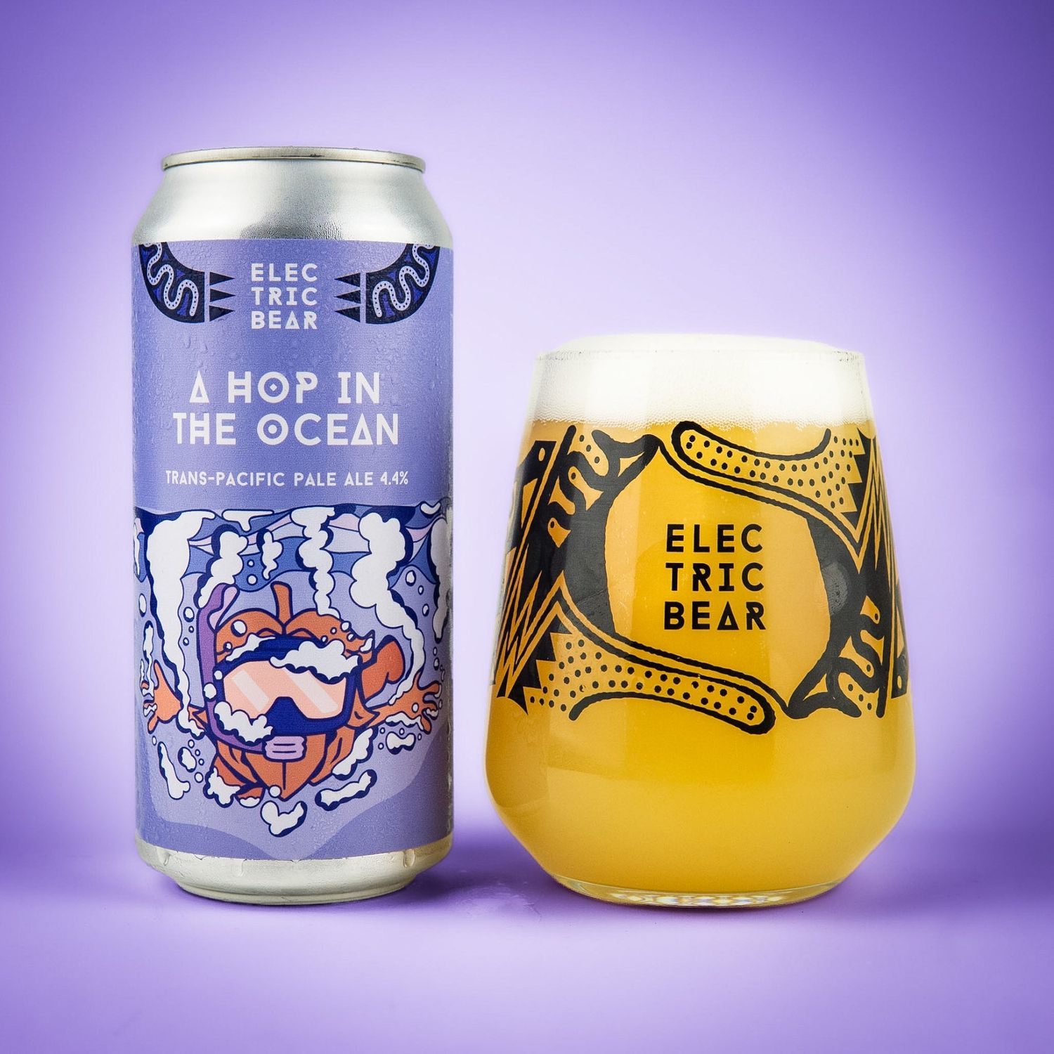 Electric Bear Brewing - A Hop In The Ocean Trans-Pacific Pale Ale 4.4%