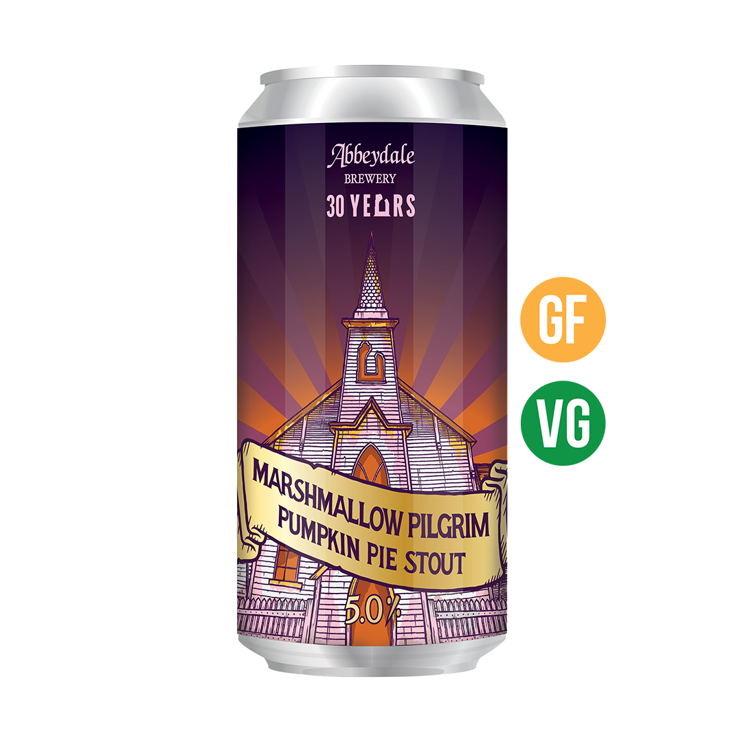 Abbeydale - Marshmallow Pilgrim Pumpkin Pie Stout 5% ARRIVING 15HT OCTOBER