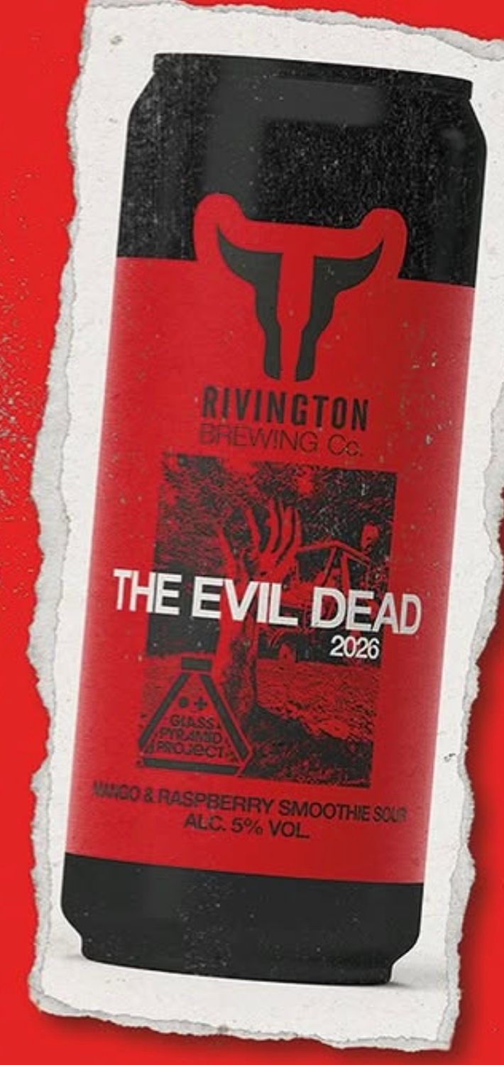 Rivington - Evil Dead 2026 Mango &amp; Raspberry Smoothie Sour (Glass Pyramid Project) Pre-Order Expected to Arrive 30th October