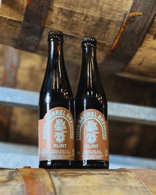 Pinta Barrel Brewing - Flint 2026 BA Coffee &amp; BA Cocoa Nibs Imperial Stout 12% PRE-ORDER - EXPECTED TO ARRIVE 30TH OCTOBER