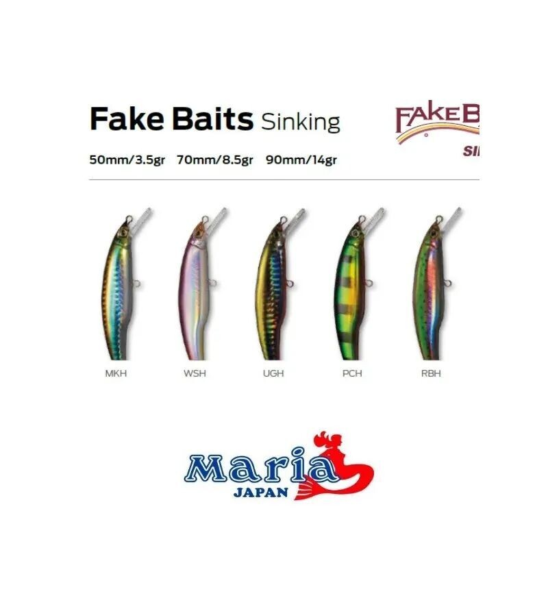 YAMASHITA FAKE BAIT SINKING 90MM. COL. PCH
