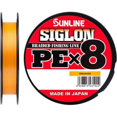SUNLINE SIGLON PE 8X ORANGE 300metri 60lb  0.342mm  #4  29.0kg