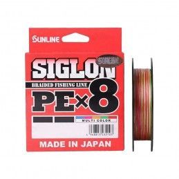 SUNLINE SIGLON PE 8X MULTI COLOR 300metri 60lb  0.342mm  #4  29.0kg