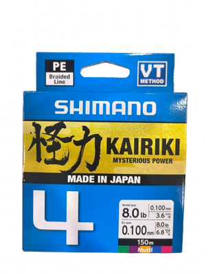 SHIMANO KAIRIKI 4    40.0 lb  0.280mm  18.1kg  150m MULTICOLOR