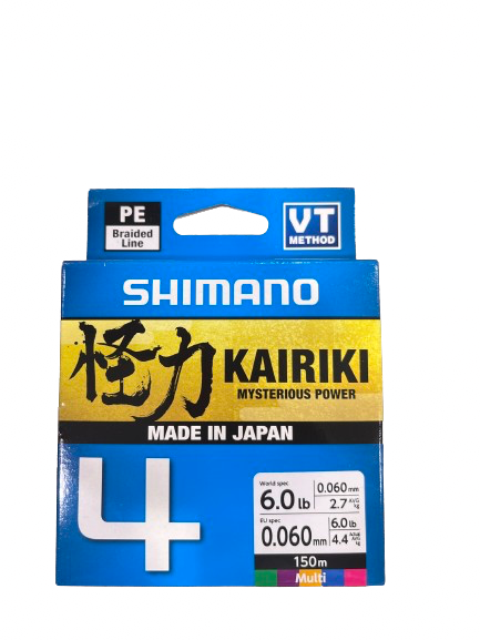 SHIMANO KAIRIKI 4  6.0lb  0.060mm  2.7kg  150m MULTICOLOR