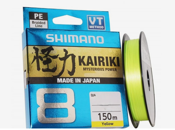 SHIMANO KAIRIKI 8  0.100mm  6.5kg  150m  YELLOW