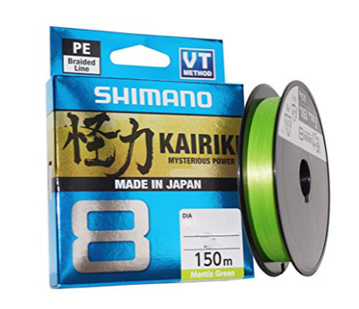 SHIMANO KAIRIKI 8  0.280mm 29.3kg 150m MANTIS GREEN