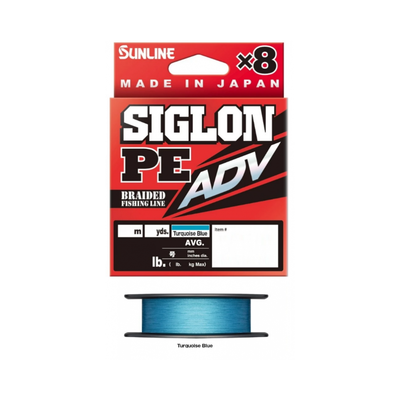 SUNLINE SIGLON PE ADV X8 BLU TURCHESE 18lb 150mt. PE #1.5- 0.209 mm. (11 kg.)