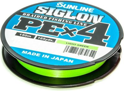 SUNLINE  Siglon PE X4 Light Green 150 m 12lb 0.153mm 6.0kg