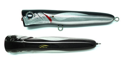 JACK FIN Kronos 180 color black Popper (Serra)