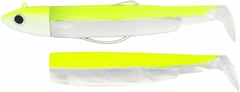 FIIISH Black Minnow Combo Shore No.3-12cm - 12g - Jaune Fluo UV - BM3015