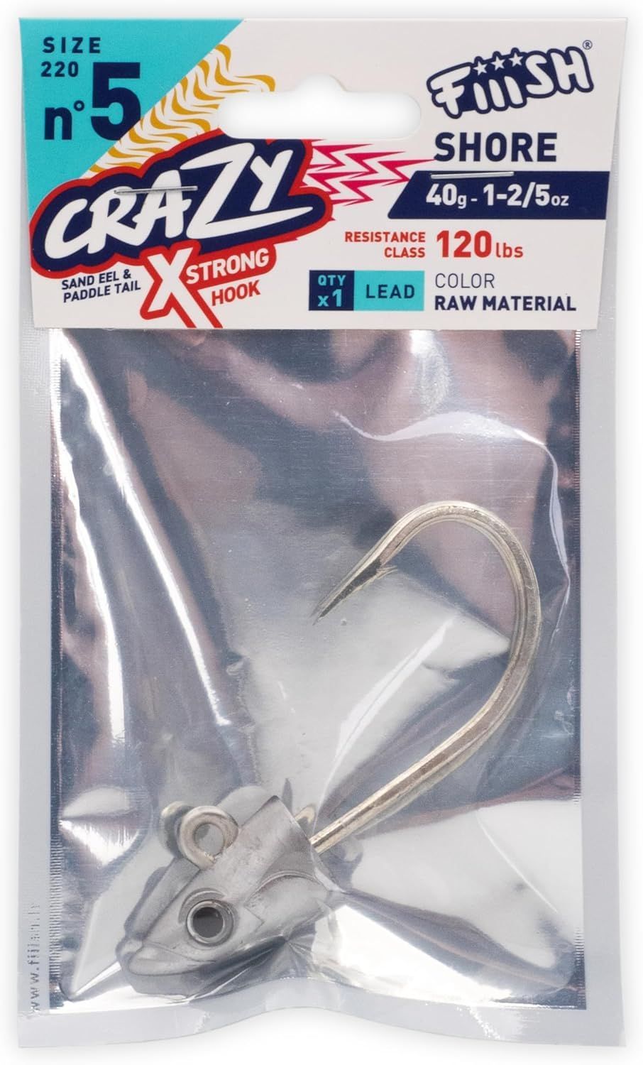 Fiiish Tete Shore X-Strong Crazy Sand Eel No.5-22cm - 40g - Grigio - CSE5017