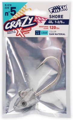 Fiiish Tete Shore X-Strong Crazy Sand Eel No.5-22cm - 40g - Grigio - CSE5017