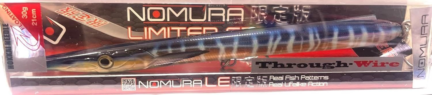NOMURA Hokkai Needle 21 cm 30 Gr Artificiale Pesca Serra (Real Wahoo)
