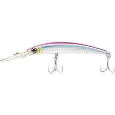 Yo-zury crystal minnow deep diver F 90mm 3-1/2'' 9.5gr 3/8oz color pink