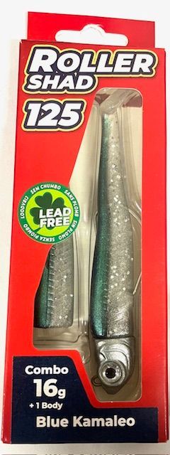 Roller Shad 125 16gr Color BLUE KAMALEO Combo+1 Body
