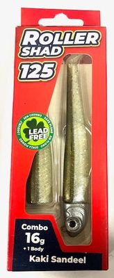 Roller Shad 125 16gr Color KAKI SANDEEL Combo+1 Body
