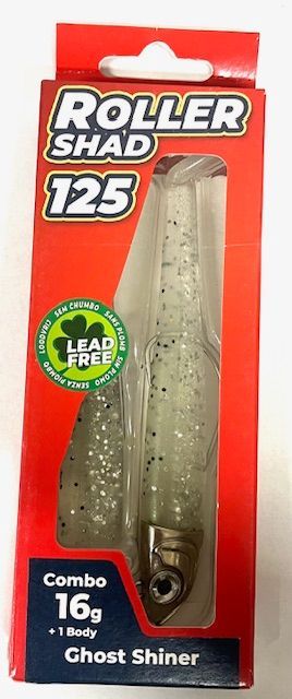 Roller Shad 125 16gr Color GHOST SHINER Combo+1 Body