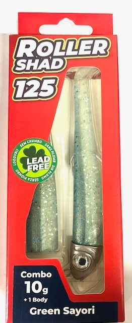 Roller Shad 125 10gr Color GREEN SAYORI Combo+1 Body