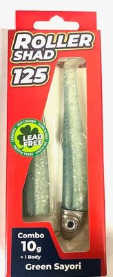 Roller Shad 125 10gr Color GREEN SAYORI Combo+1 Body