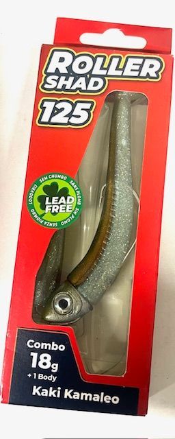 Roller Shad 125 18gr Color KAKI KAMALEO Combo+1 Body