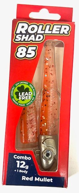 Roller Shad 85 12gr Color RED MULLET Combo+1 Body