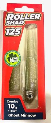 Roller Shad 105 10gr Color GHOST MONNOW Combo+1 Body