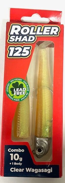 Roller Shad 105 10gr Color CLEAR WAGASAGI Combo+1 Body