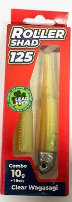 Roller Shad 105 10gr Color CLEAR WAGASAGI Combo+1 Body