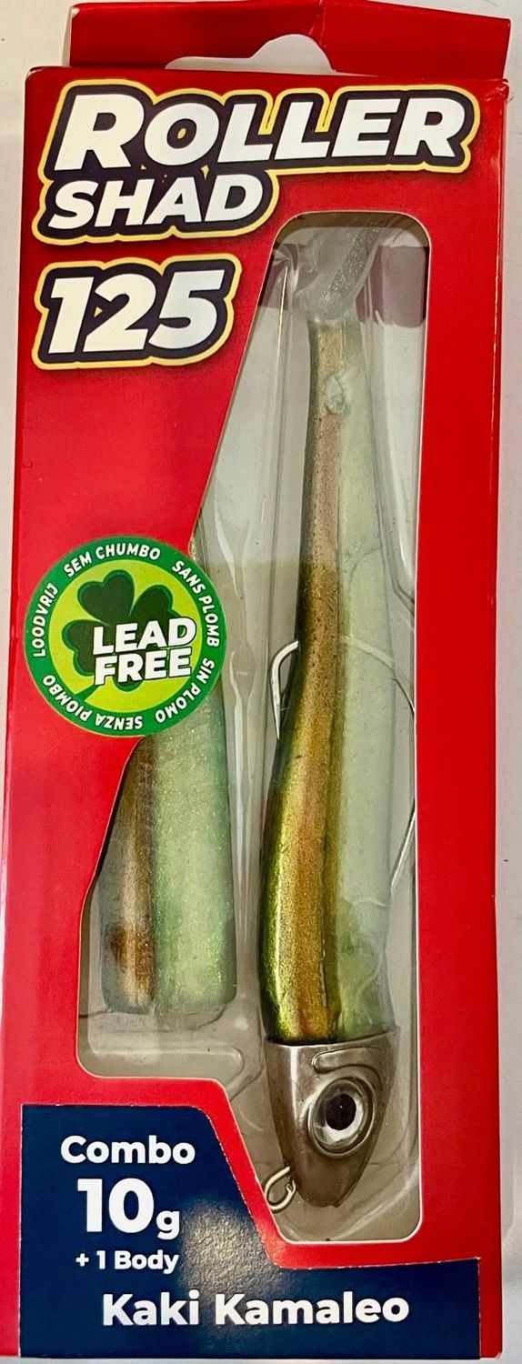 Roller Shad 125 10gr Color KAKI KAMALEO Combo+1 Body