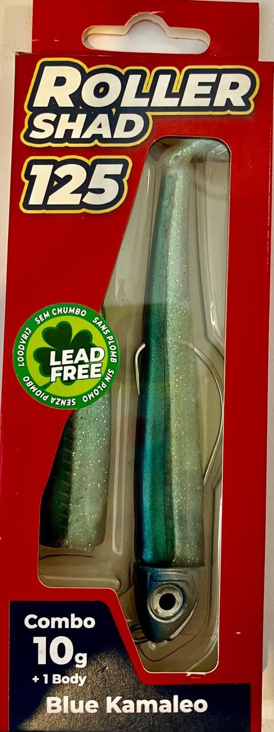 Roller Shad 125 10gr Color BLUE KAMALEO Combo+1 Body