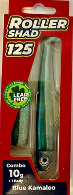 Roller Shad 125 10gr Color BLUE KAMALEO Combo+1 Body