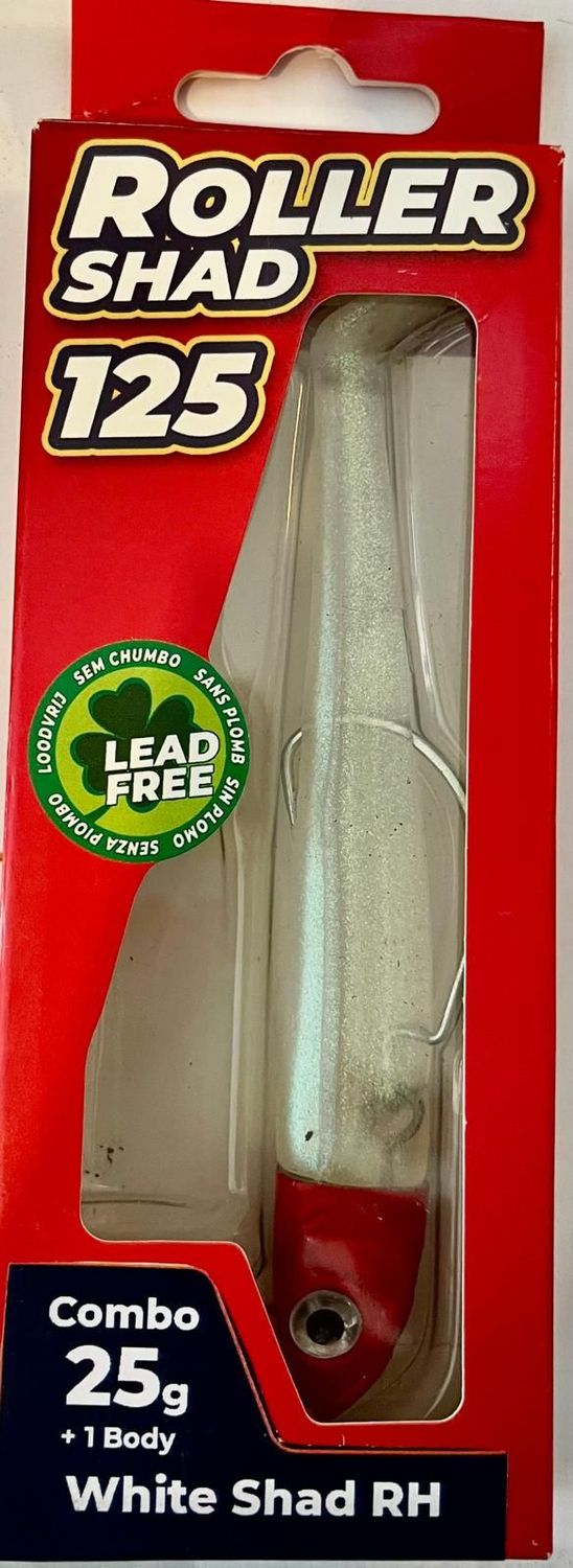 Roller Shad 125 25gr Color WHITE SHAD RH  Combo+1 Body