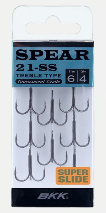 BKK Drillinge Spear-21 SS Tournament - Ganci per drilling size 4 qty7