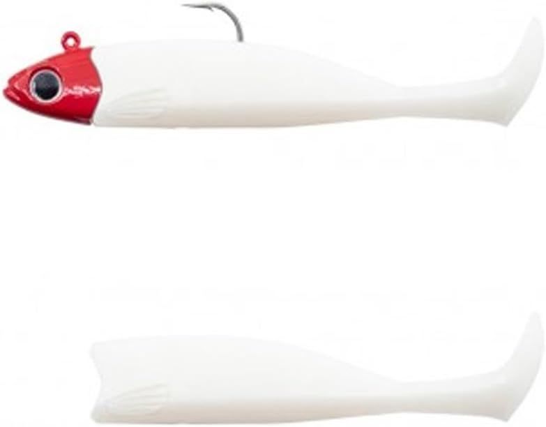 FIIISH Combo Light Master Shad N.5  125Mm 25g Color white coco/red