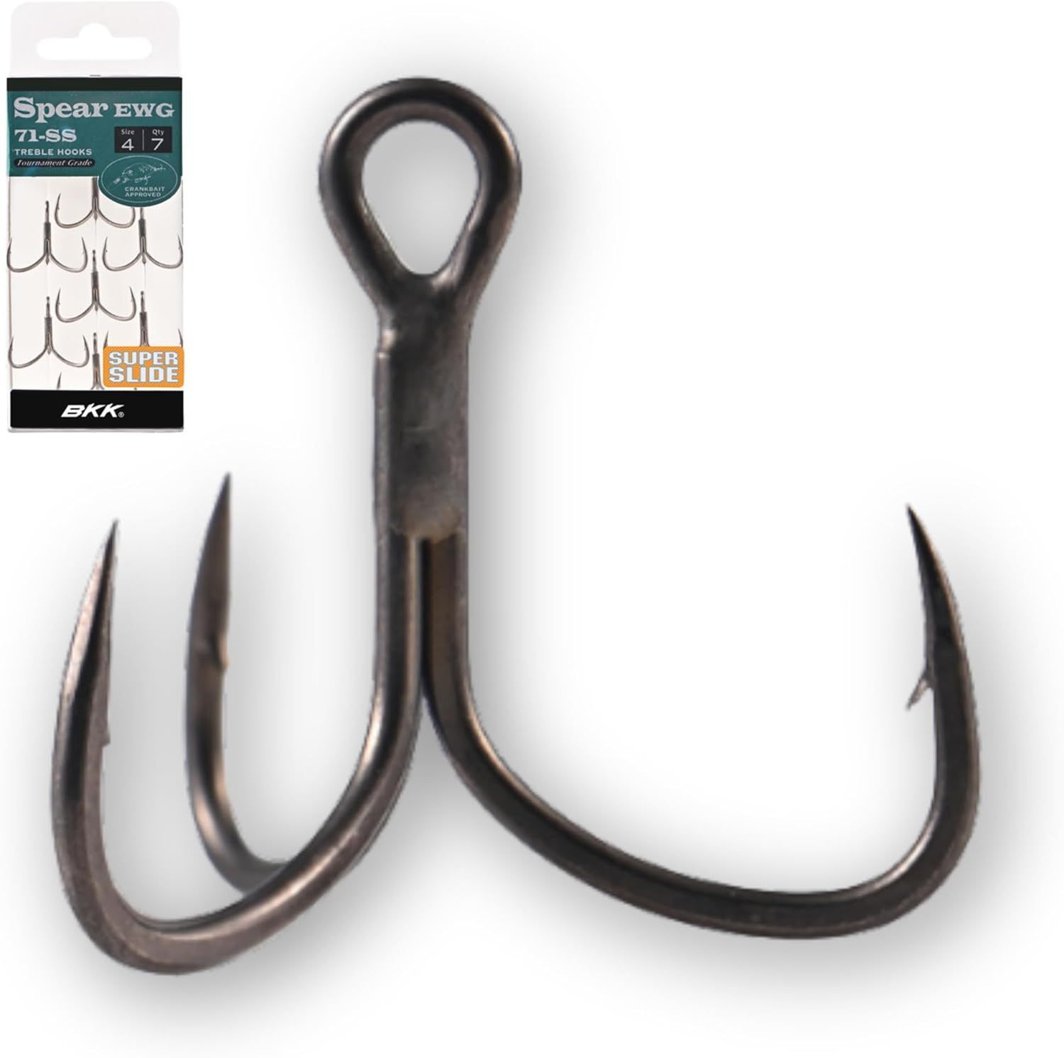 BKK Drillinge Spear EWG 71 SS size 2/0 qty 5